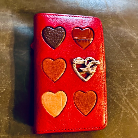 Brighton Red Heart Wallet Card Holder - Picture 1 of 3